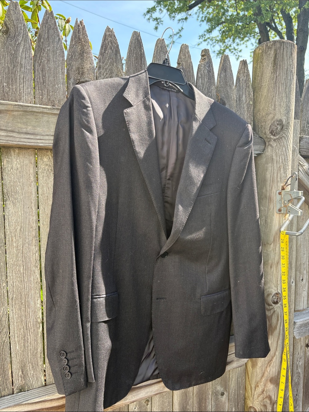 Canali 40R gray wool blazer!